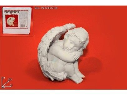 Anđeo od poliresina – ukrasna figura