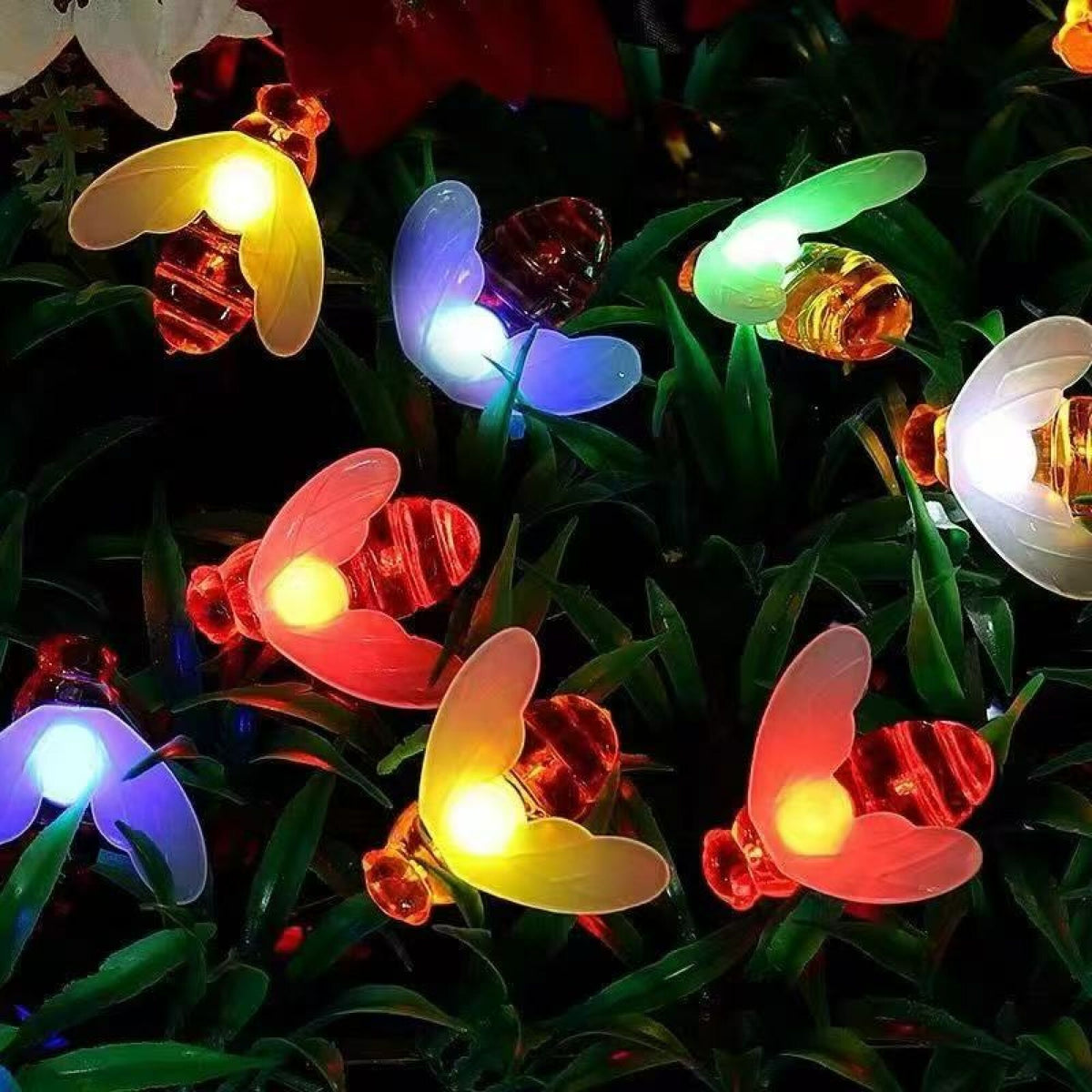 Solarne LED lampice 5 m – pčelice