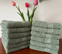 Učitajte sliku u preglednik galerije, Pamučni ručnici 100% turski pamuk 12 kom
