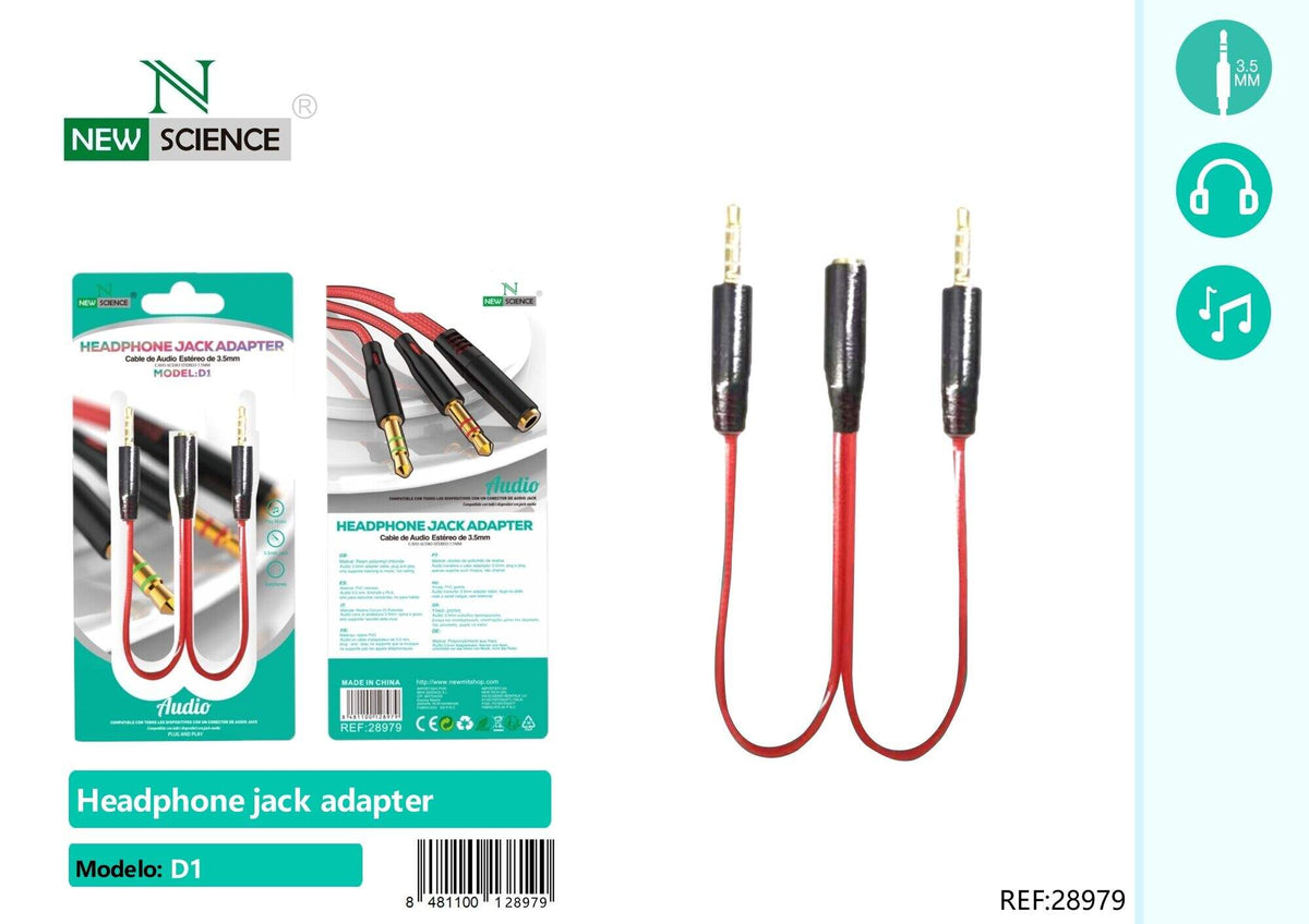 Stereo AUX kabel 3,5 mm – Crvena