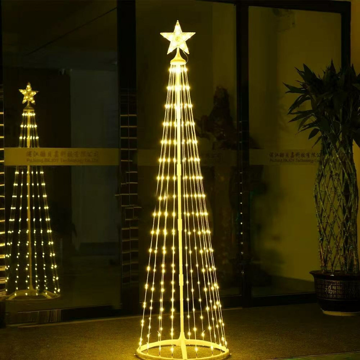 LED svjetleće drvce stožac – toplo bijelo svjetlo