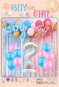 Set balona za girlandu i luk – plavo-roza, Boy or Girl, br. 32154