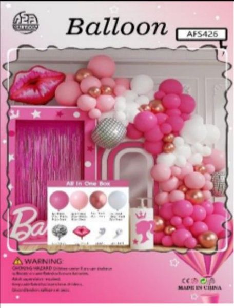 Set balona za girlandu i luk – fuksija-roza, br. 26259