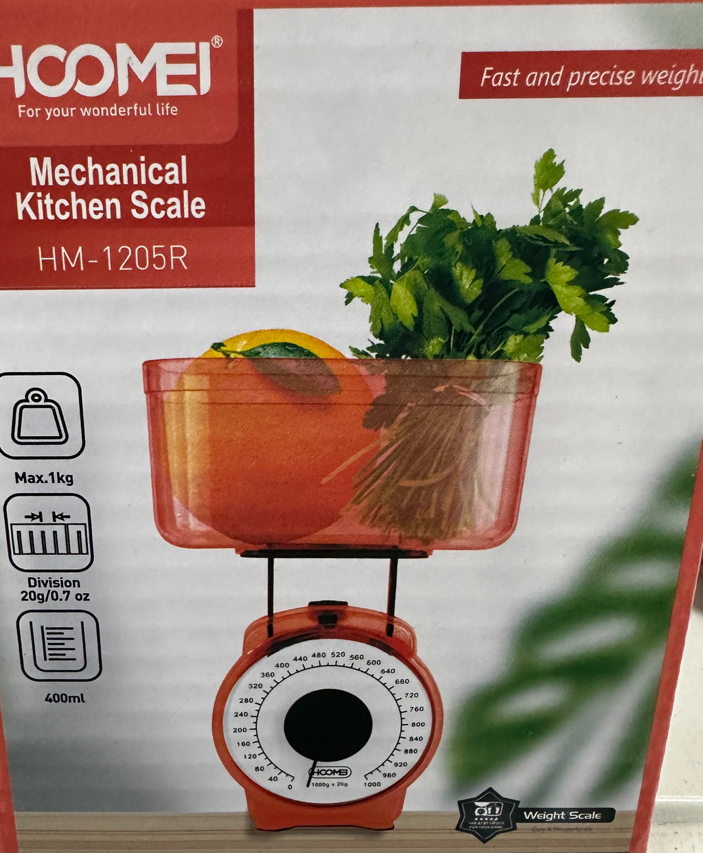 Mini kuhinjska vaga s posudicom