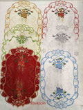 Vezeni božićni podmetač 30 × 45 cm – model 4