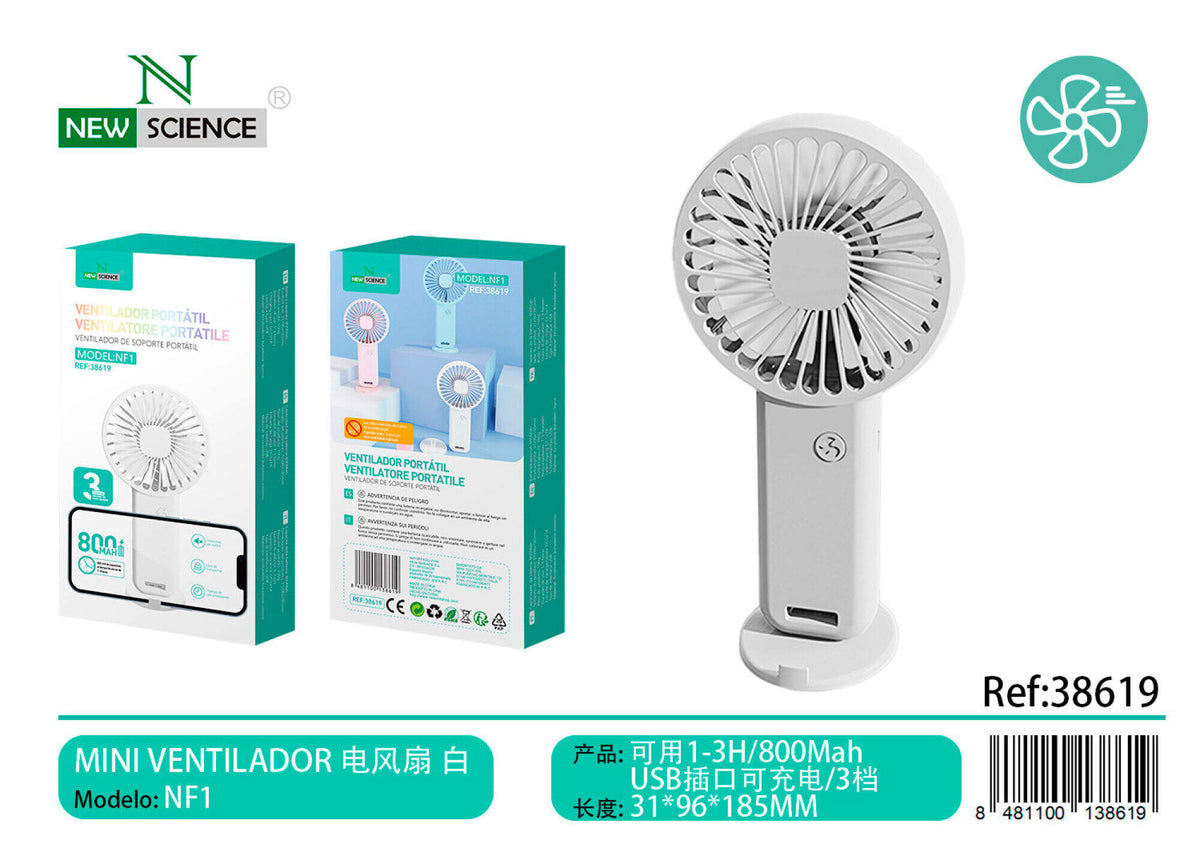Prijenosni mini ventilator (NF1) – Bijela