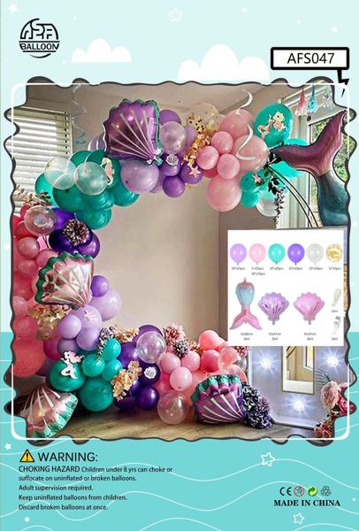 Set balona za girlandu i luk – lila i pastelne nijanse
