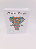 Drvene puzzle nepravilnih oblika A5 – slon