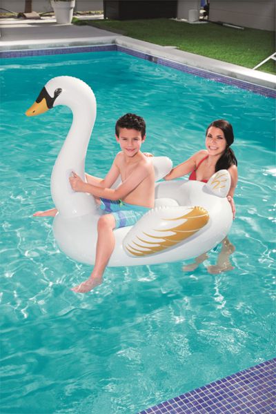 Luftmatratze - Schwan 122x122cm
