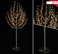 Bor 120 cm, 300 jantarnih mikro LED – svjetleće LED drvo