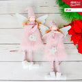 Lutka 36 cm, roza – privjesak za bor