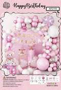 Set balona za girlandu i luk – roza, Happy Birthday, br. 26513