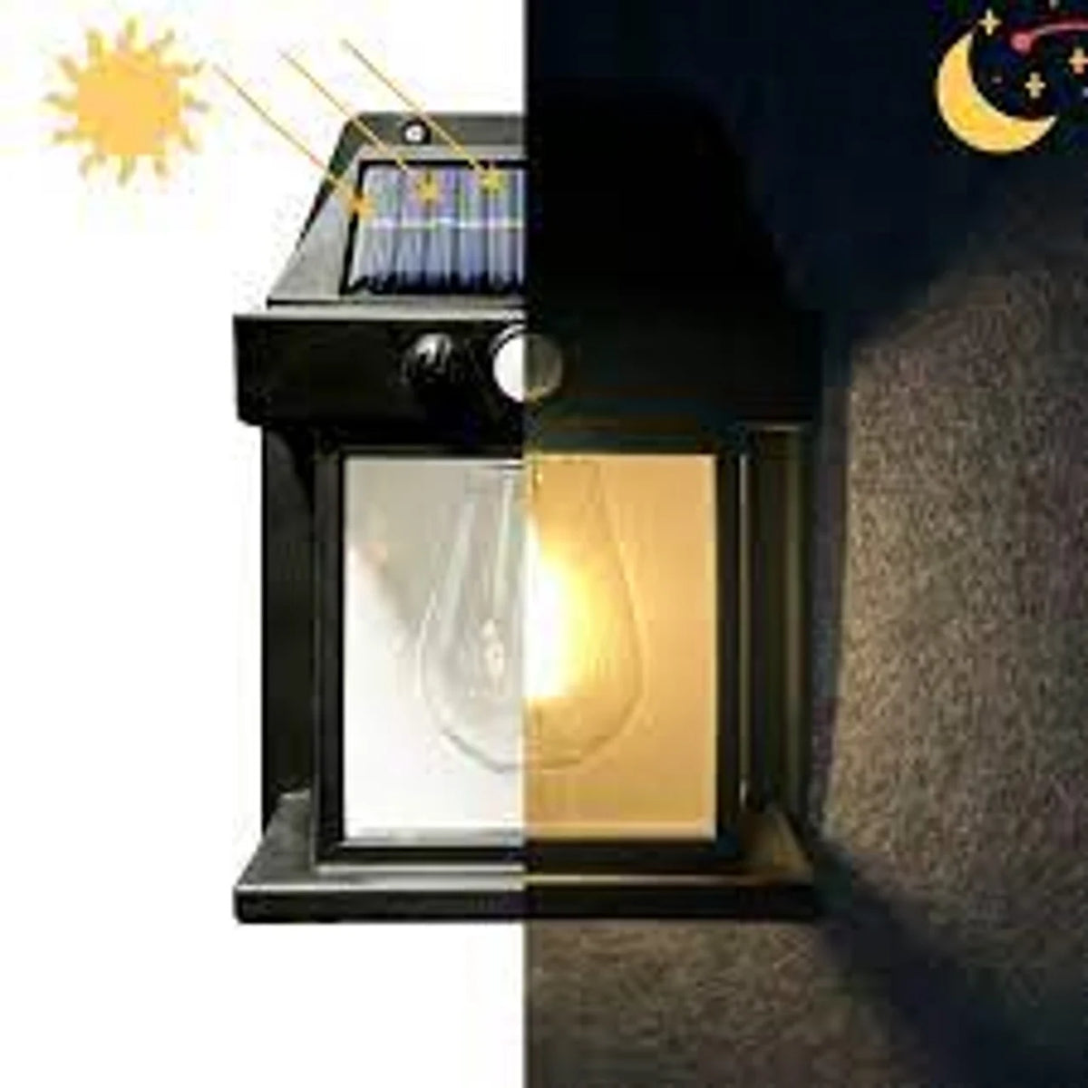 Solarna zidna lampa sa senzorom pokreta