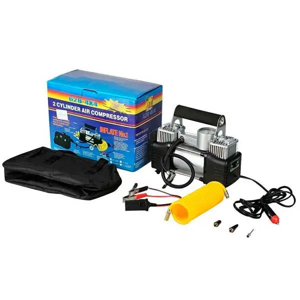 Kompresor za gume 12 V s 2 cilindra