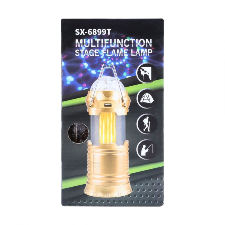 LED lampa za kampiranje s efektom plamena