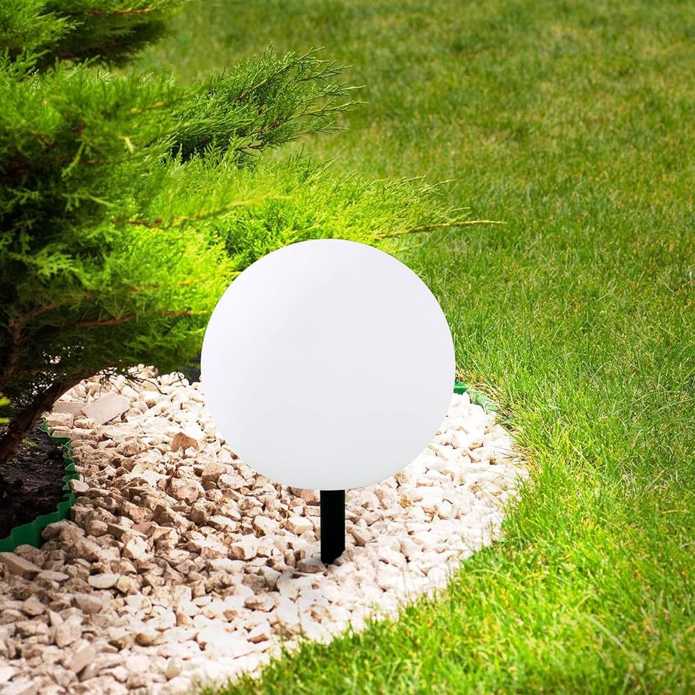 Okrugle solarne vrtne lampe – set 6 kom