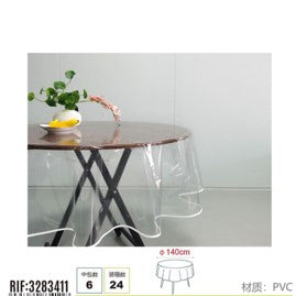 Prozirni okrugli PVC stolnjak