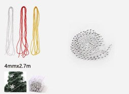 Božićne perle za bor 4 mm