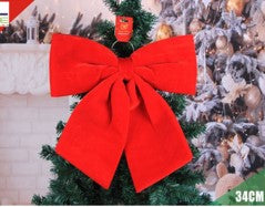 Božićna crvena mašna 34 cm
