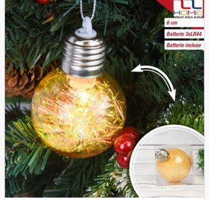 Prozirna kugla s led svijetlom promjer 6 cm