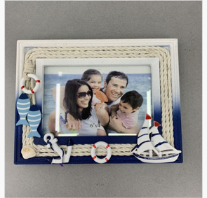 Mornarski okvir za slike 15x10cm - s konopom
