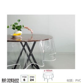 Prozirni okrugli PVC stolnjak