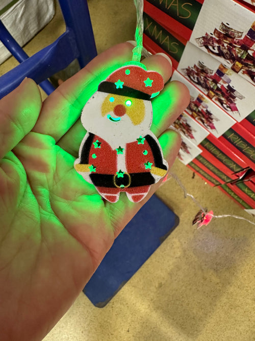 Božićne mini lampice s figuricama