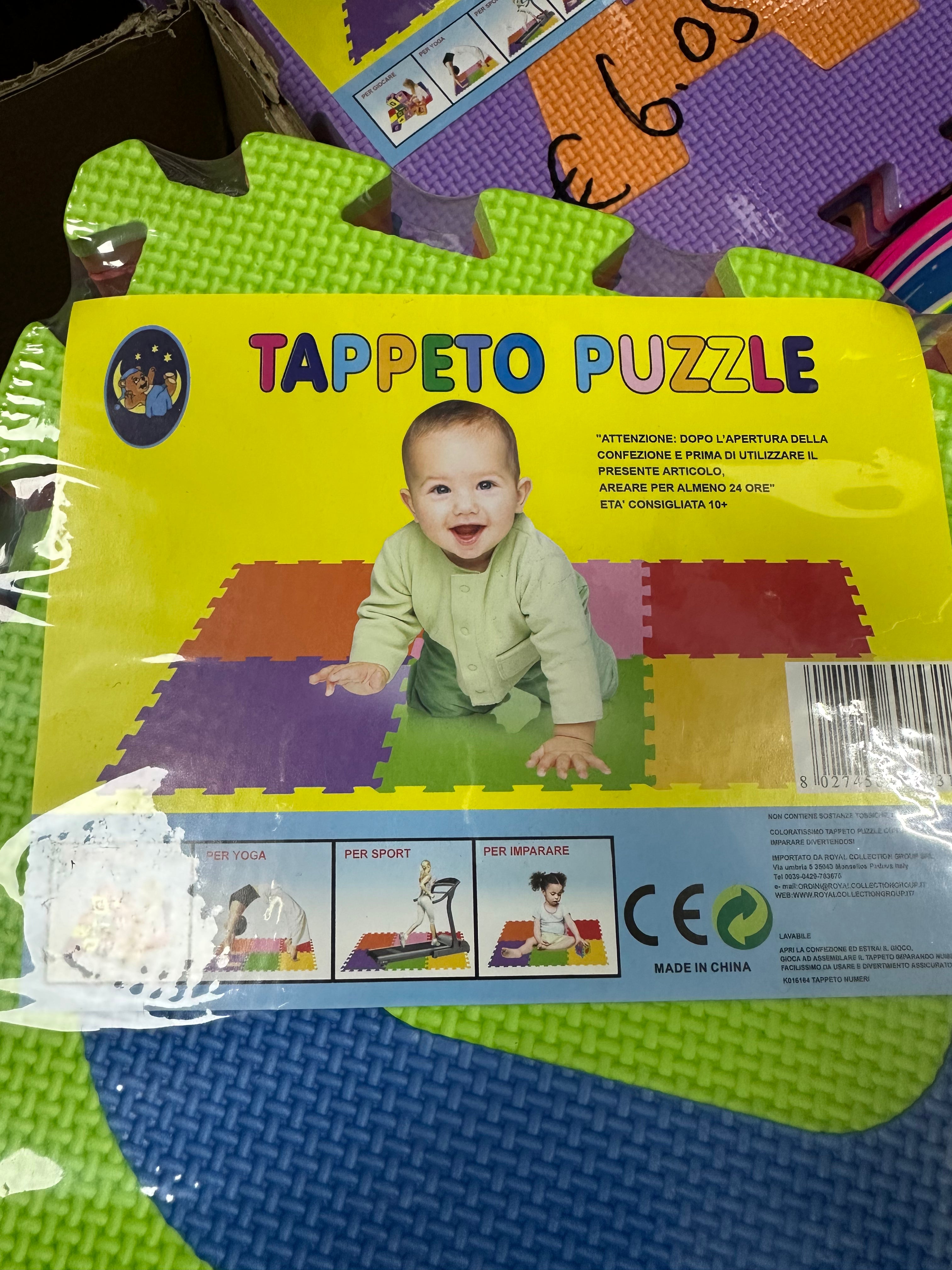 Podne puzzle sa slovima i brojevima
