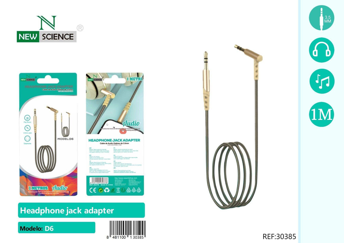 Stereo AUX kabel 3,5 mm (D6) – Crvena