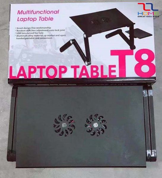 Sklopivi stolić za laptop s ventilatorom