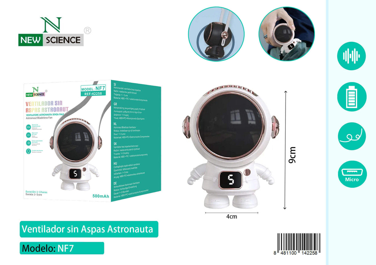 Mini ventilator astronaut (NF7) – Bijela
