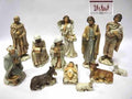 Set figura za jaslice 11 kom, 20/14 cm, šarena odjeća