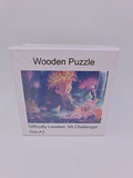 Drvene puzzle A3, 30 × 40 cm – vatromet nad gradom