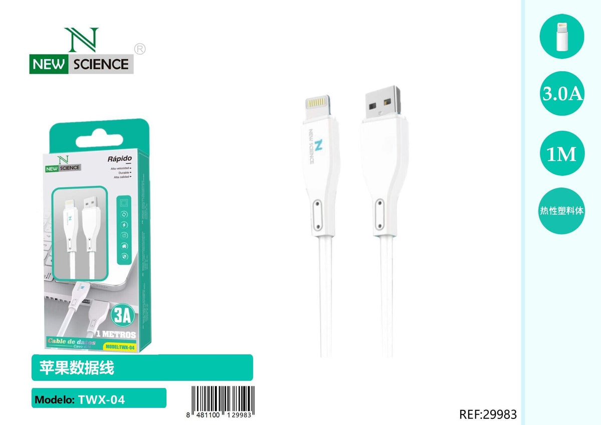 USB kabel za punjenje 3 A (TWX-04, TWX-05) – iPhone (Lightning)