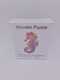 Drvene puzzle nepravilnih oblika A5 – morski konjić