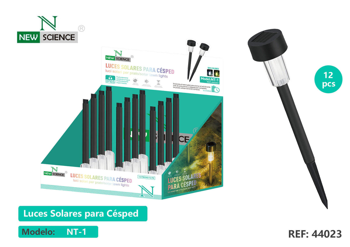 Solarne LED vrtne svjetiljke za zabadanje – set 12 kom (NT-1)