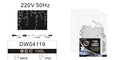 LED sige 220 V, gumeni kabel – spojive