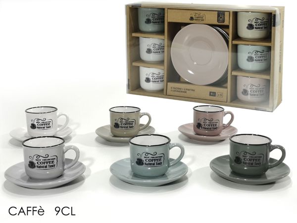 6 šalica i 6 tanjurića 9 cl