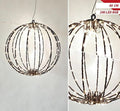 Crna kugla 38 cm, 240 LED, tajmer – svjetleća božićna figura