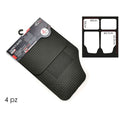 Set od 4 crne PVC prostirke za auto