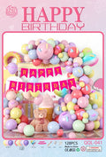 Set balona za girlandu i luk – roza, Happy Birthday, br. 32182