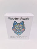 Drvene puzzle nepravilnih oblika A4 – vuk
