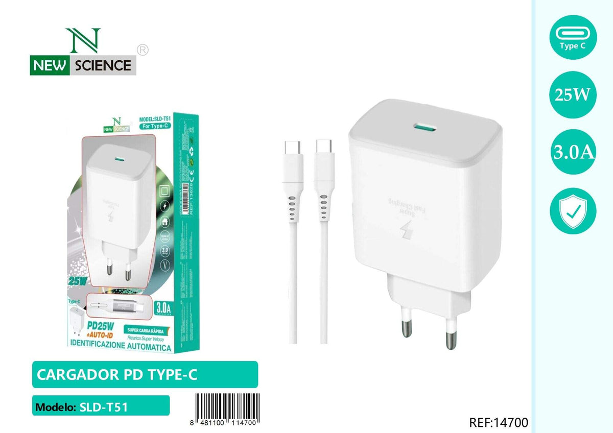Kućni punjač 25 W (SLD-T51) – S USB-C kabelom