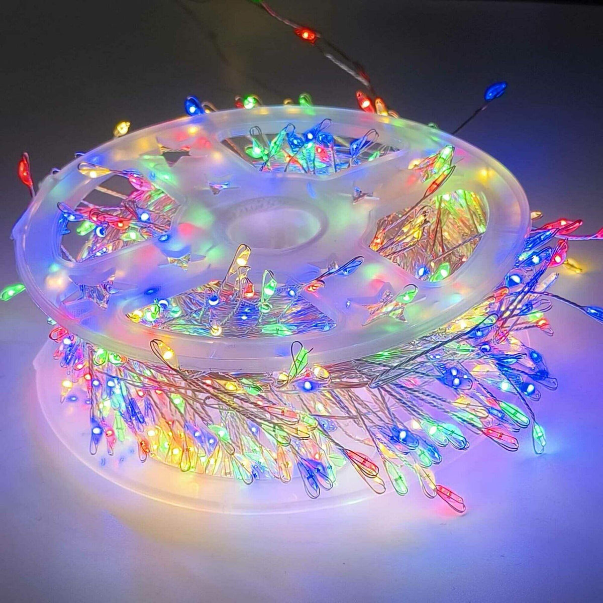 LED lampice grozd na kolutu – višebojne