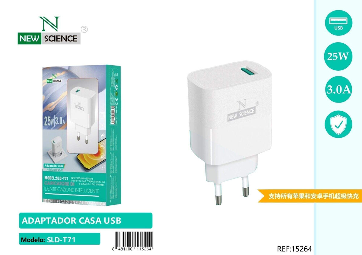 Kućni punjač 25 W (SLD-T71) – Samo adapter, Bijela