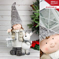 Dječja figura 68 cm, siva – božićna figura