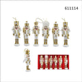 Mali drveni orašar 12,5 cm, set 6 kom – model 2