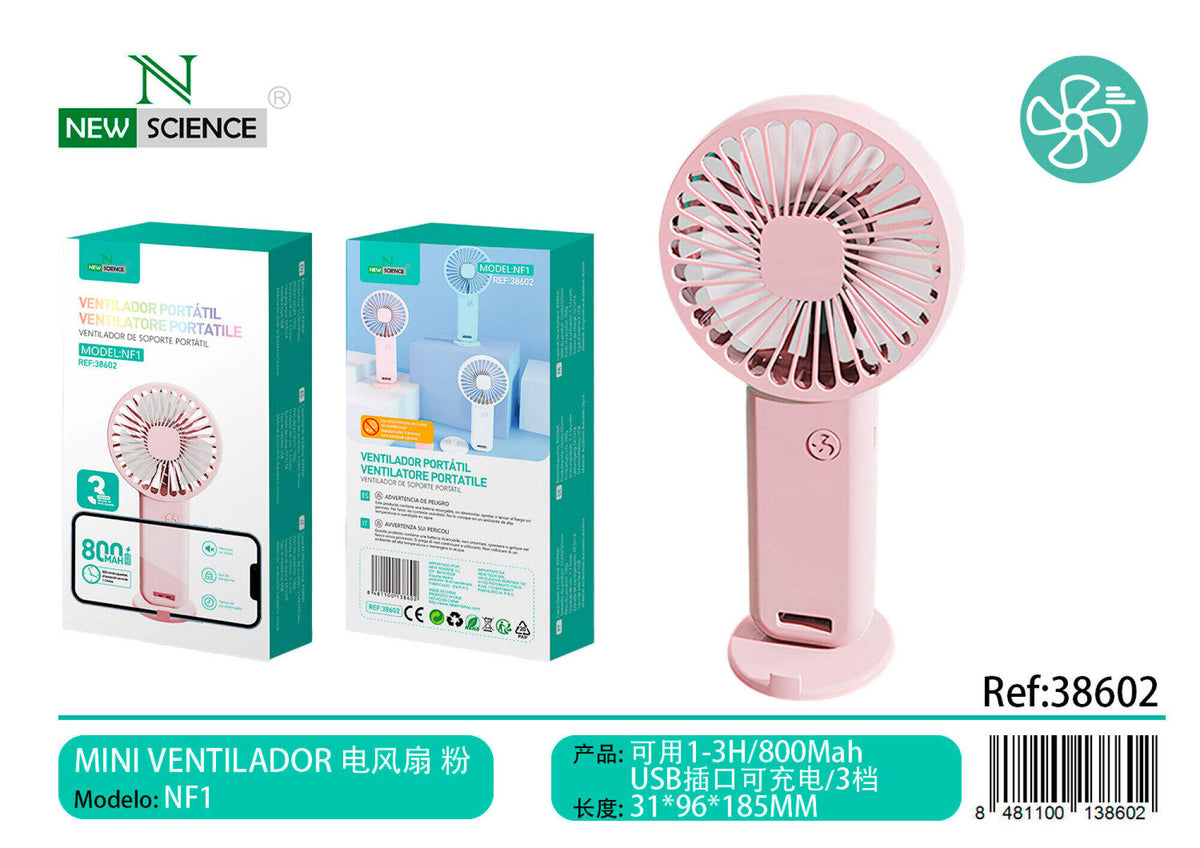 Prijenosni mini ventilator (NF1) – Roza