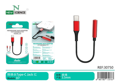 Adapter USB-C na 3,5 mm (D7)