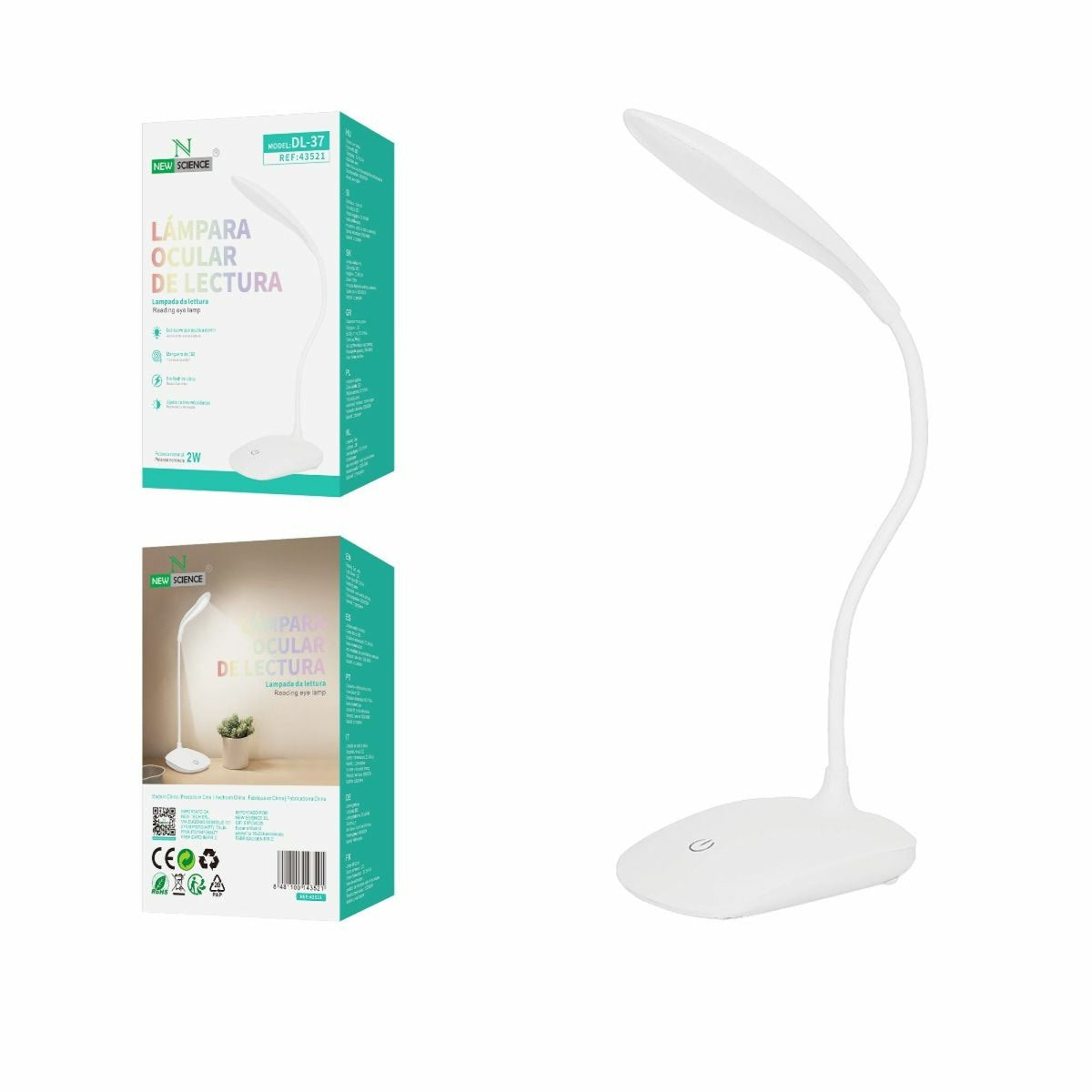 Fleksibilna LED stolna lampa (DL-37)